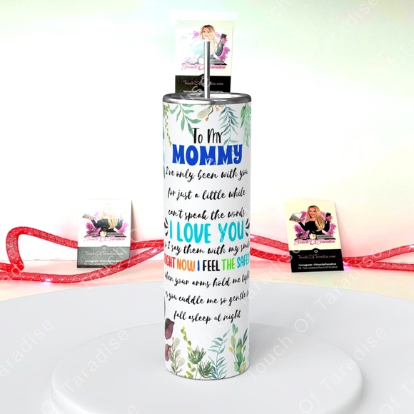 Happy First Mother’s Day 20 Oz Tumbler With Adorable Poem - Picture 5 of 5